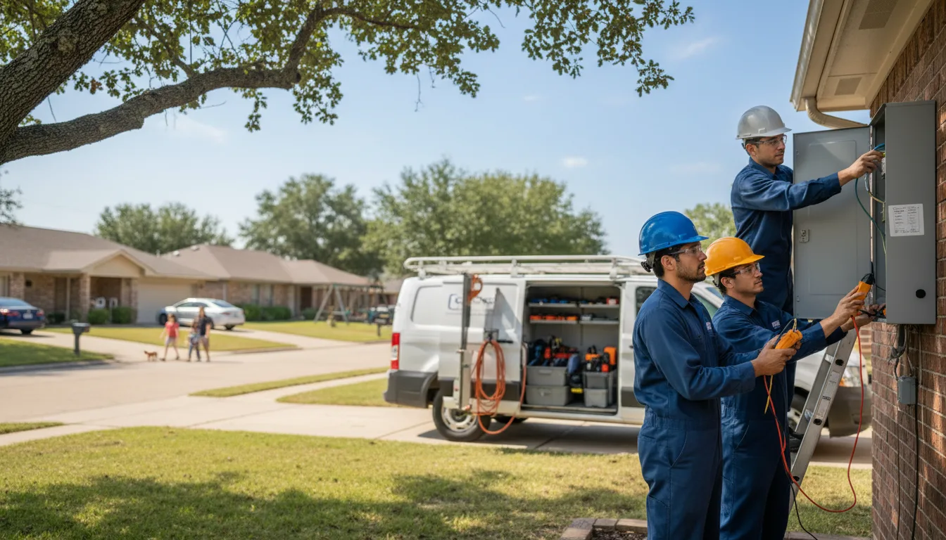 Certified electrician providing emergency electrical services in Marion, IL